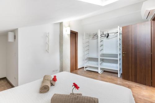 Ένα ή περισσότερα κρεβάτια σε δωμάτιο στο Alessia's Flat - Affori