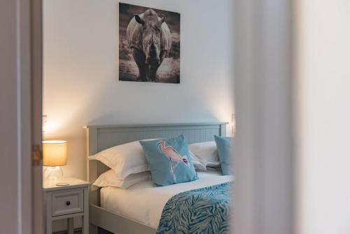 Ένα ή περισσότερα κρεβάτια σε δωμάτιο στο Bowden Lodge