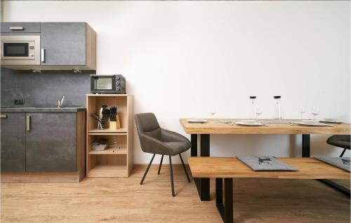 Kuchyňa alebo kuchynka v ubytovaní Sehr Schoene Ferienwohnung