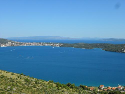 a view of a large body of water at Luxury Villa Sun Stone heated pool & whirlpool in Trogir
