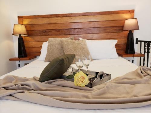 Postel nebo postele na pokoji v ubytování Loft Terrazas de Cachagua