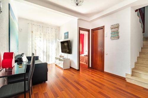 TV a/nebo společenská místnost v ubytování Dream House