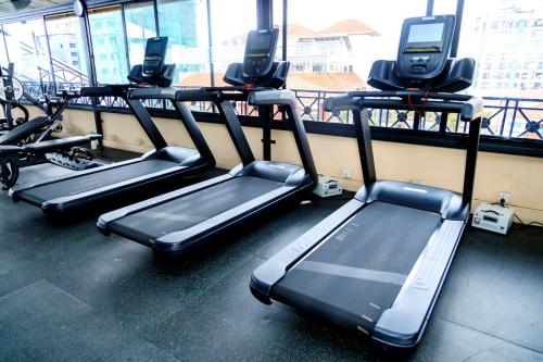 Fitness centrum a/nebo fitness zařízení v ubytování Radisson Hotel Kathmandu