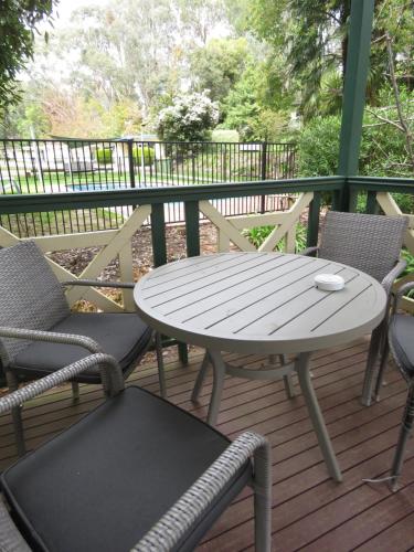 Μπαλκόνι ή βεράντα στο Beechworth Holiday Park