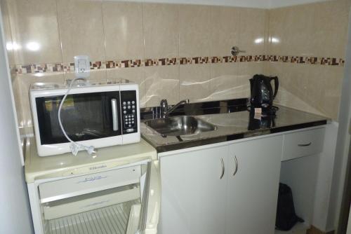 Η κουζίνα ή μικρή κουζίνα στο Rio Termal