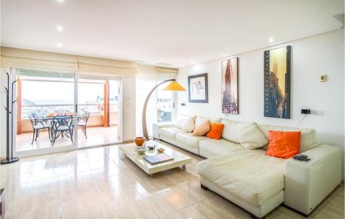 A seating area at Stunning Apartment In Águilas With Wifi