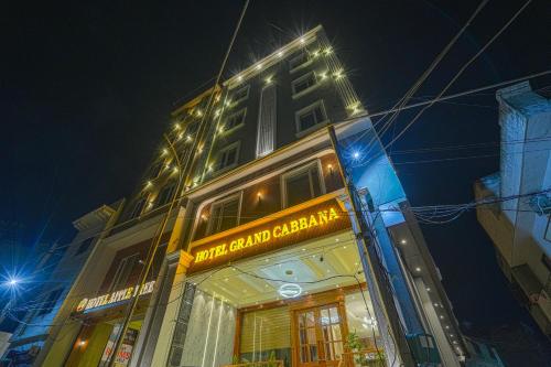 a building with a sign on the side of it at Hotel Grand Cabbana By Levelup Hotels in Amritsar