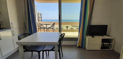 20 m2 de terrasse face à la mer à Canet en Roussillon