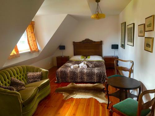 Ένα ή περισσότερα κρεβάτια σε δωμάτιο στο Baltic Home Dunya