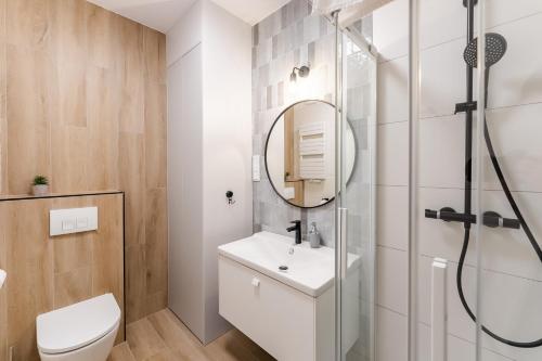 Koupelna v ubytování Apartament Lux Tukan B003, Polanki Aqua - Holiday City