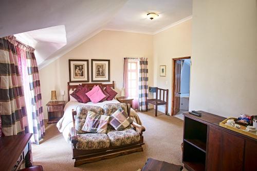 Katil atau katil-katil dalam bilik di Lake Clarens Guest House