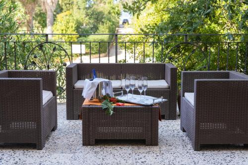 Ruang duduk di Agriturismo Costantino