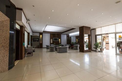 The lobby or reception area at Epic Hotel