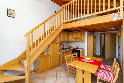 Kuchyň nebo kuchyňský kout v ubytování Residence Stella