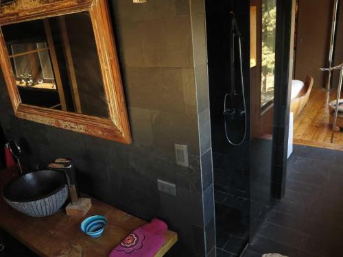 Koupelna v ubytování Casa Kleinbos en Pichilemu,Camino a Punta de Lobos