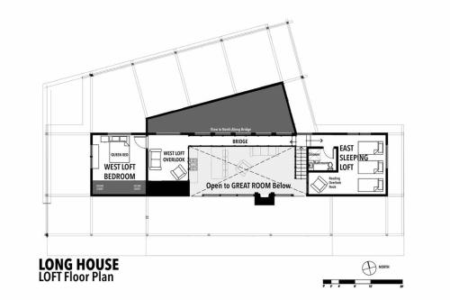 Antelope Run -The Long Houseの見取り図または間取り図