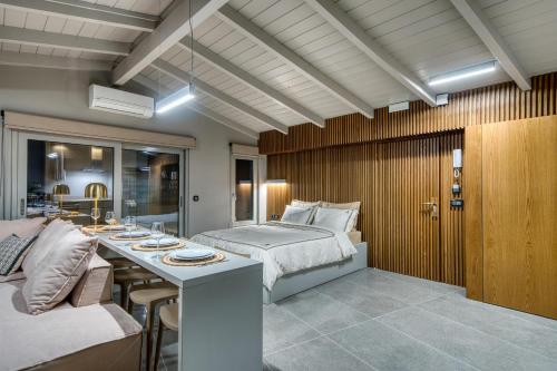 Postel nebo postele na pokoji v ubytování Chameleon Premium Loft