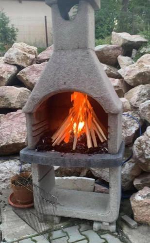 Kemudahan BBQ tersedia untuk tetamu di hotel