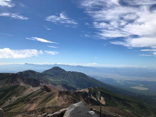 a view from the top of a mountain at Furano Yayoi-house　 in Furano