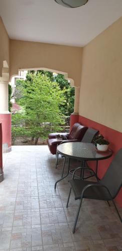 Posezení v ubytování Casa Rosa