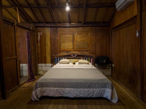 Pondok Pitaya Balian Hotelにあるベッド