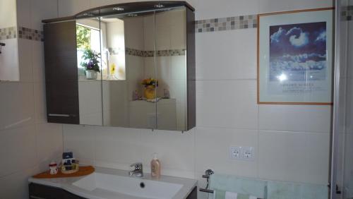 Koupelna v ubytování Ferienhaus Weber Bad Frankenhausen
