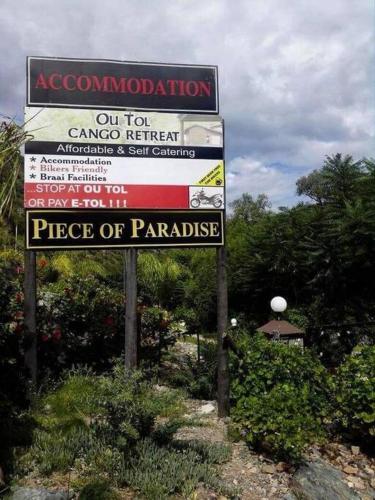 Πιστοποιητικό, βραβείο, πινακίδα ή έγγραφο που προβάλλεται στο Cango Retreat Lover's nest