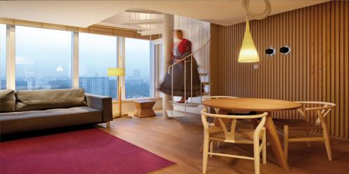Predel za sedenje v nastanitvi Hotel Madera Hong Kong