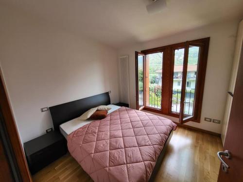 Кровать или кровати в номере Garda Terme