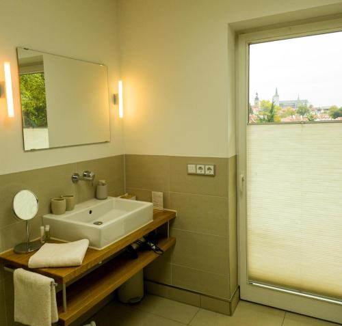 Phòng tắm tại Boutique Hotel Villa Katharina