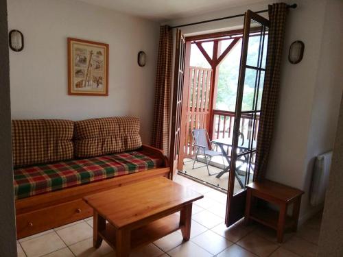 Postel nebo postele na pokoji v ubytování Appartement élégant à Cauterets - 48 m² - Piscine partagée