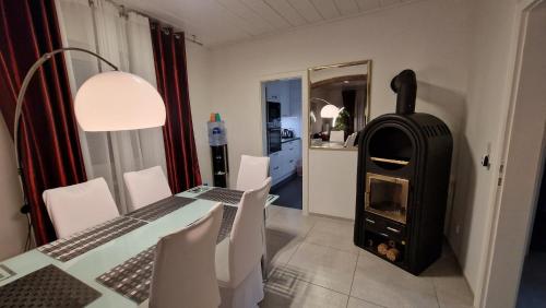 Posezení v ubytování Ferienwohnung in Bielefeld