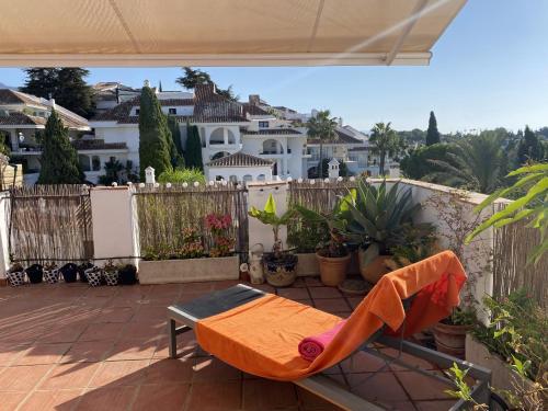 Balkón alebo terasa v ubytovaní Sea view Penthouse Marbella in "el Señorio de Marbella"