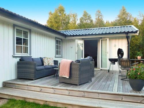 Zona de estar de 4 person holiday home in HÅCKSVIK-By Traum