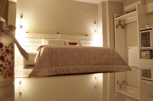 Kuchyň nebo kuchyňský kout v ubytování Enar Hotel