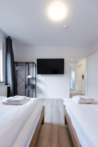 Postel nebo postele na pokoji v ubytování Apartement in Zell