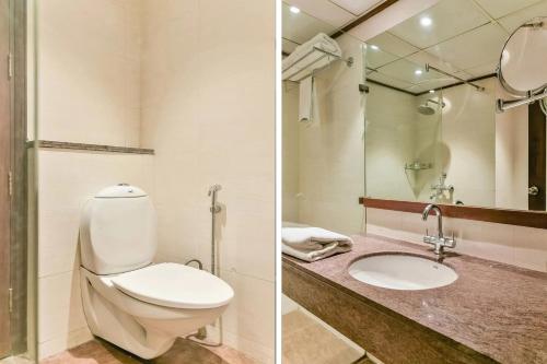 Vonios kambarys apgyvendinimo įstaigoje Hotel Arch International