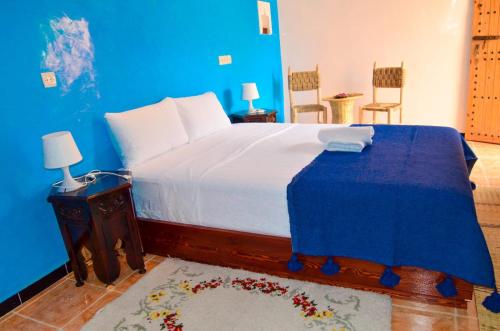 Cama o camas de una habitación en Kasbah Tussna
