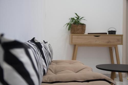 Χώρος καθιστικού στο Minimal Culture Boutique Rooms