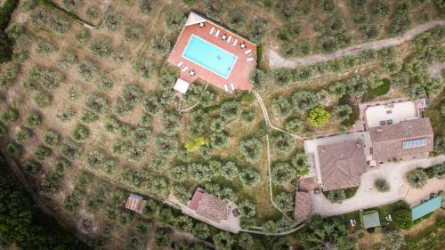 Άποψη από ψηλά του Agriturismo La Rocca Assisi