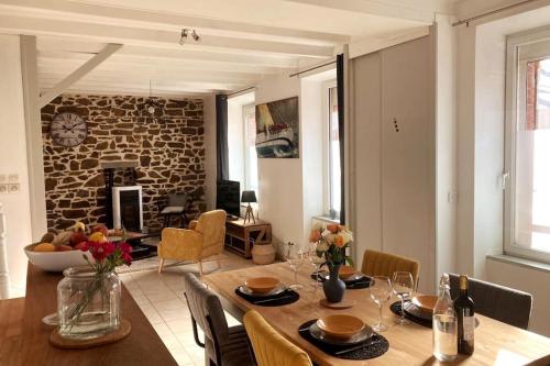 Maison chaleureuse bord de mer