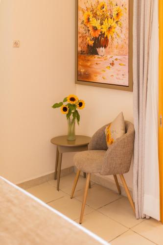 Ein Sitzbereich in der Unterkunft ArcoSodi Hotel Boutique