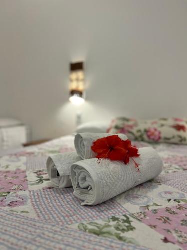 Cama o camas de una habitación en Pousada Fasani
