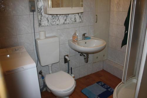 Koupelna v ubytování Ferienwohnung Zwickau
