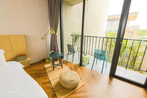 Ein Balkon oder eine Terrasse in der Unterkunft Wonderwall