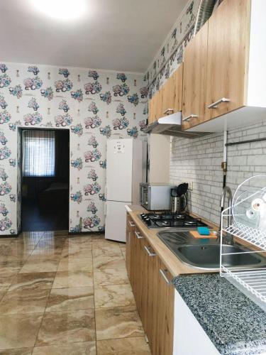 Kuchyň nebo kuchyňský kout v ubytování Private House 9