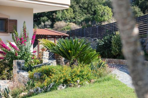 Κήπος έξω από το Villa Sevdas