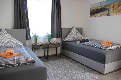 Χώρος καθιστικού στο Zauberhaftes Gästehaus/Ferienwohnung Am Tiefenbach