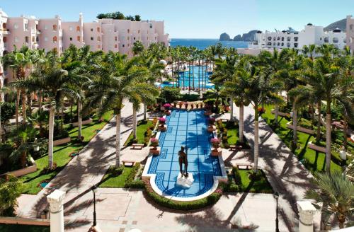 an aerial view of the pool at the resort at Suites at Pueblo Bonito Rose' and Spa Cabo San Lucas in Cabo San Lucas