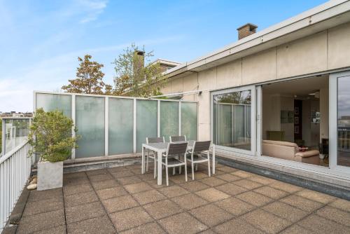 Balkón nebo terasa v ubytování Fuths Loft Penthouse 85